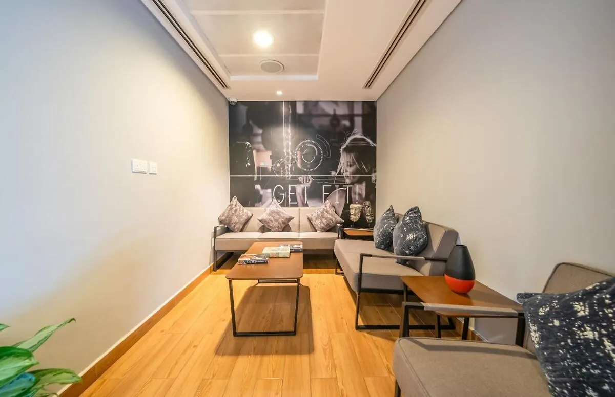 Apartmán Cozy 1Br W & Infinity Pool, Gym, Canal & Burj Views Dubaj